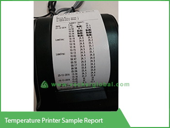 Temperature Printer Sample Report - Vacker Maldives